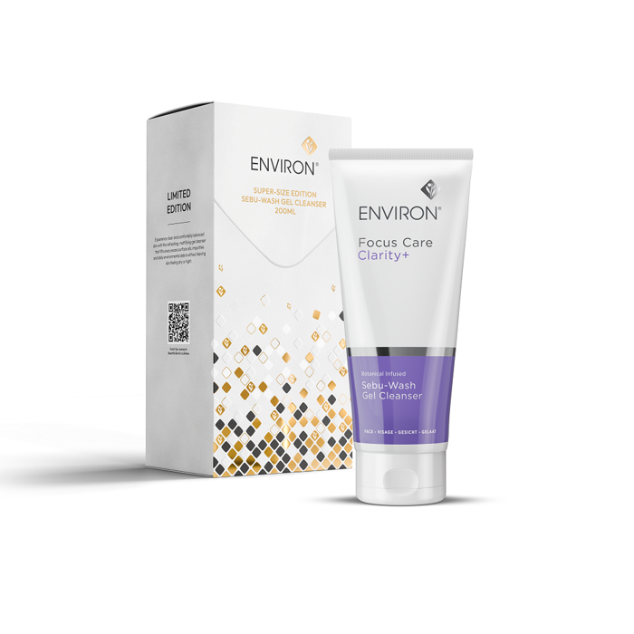 Environ Botanical Infused Sebu-Wash Gel Cleanser Supersize Edition - Afrizon katharistiko ga akneϊko derma 200 ml